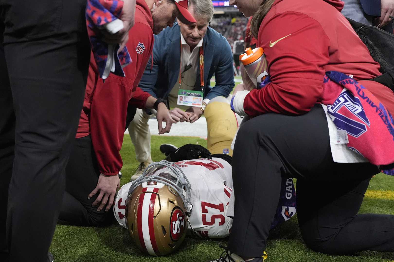 Dre Greenlaw San Francisco 49ers 2024 Injury