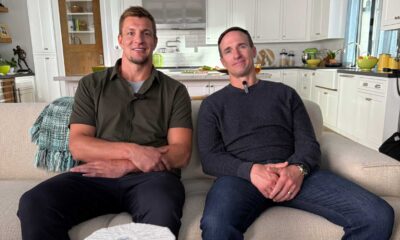 Drew Brees Rob Gronkowski Super Bowl Lix