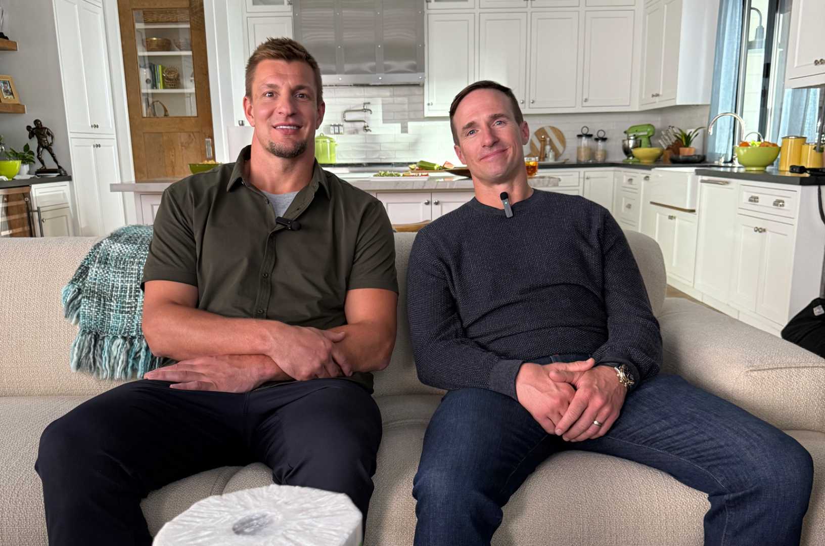 Drew Brees Rob Gronkowski Super Bowl Lix