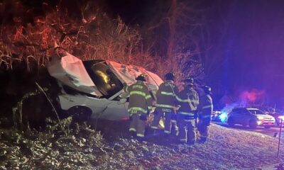 Durham Connecticut Car Crash Icy Road