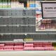 Empty Grocery Store Egg Section Avian Flu