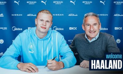 Erling Haaland Manchester City Contract Signing 2024