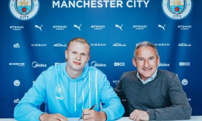 Erling Haaland Manchester City Contract Signing