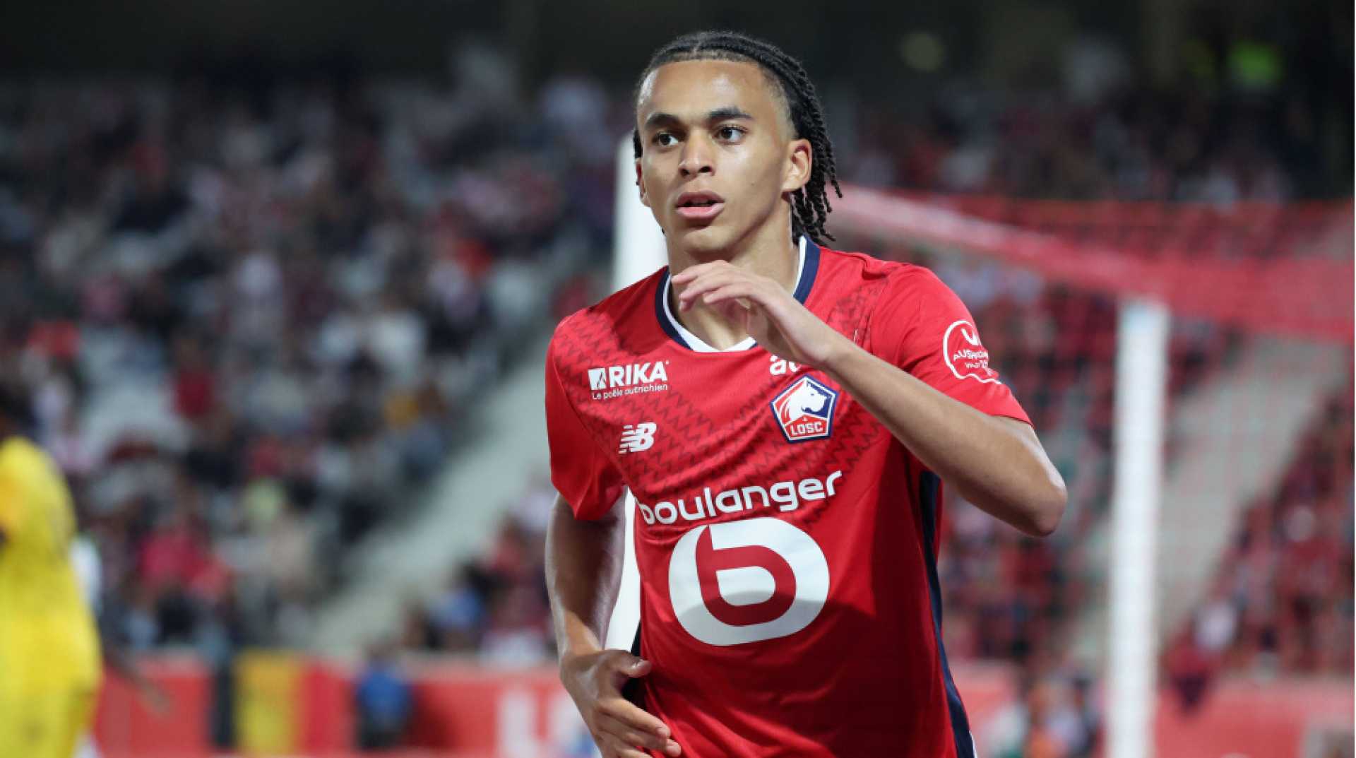 Ethan Mbappé Lille Liverpool Champions League 2025