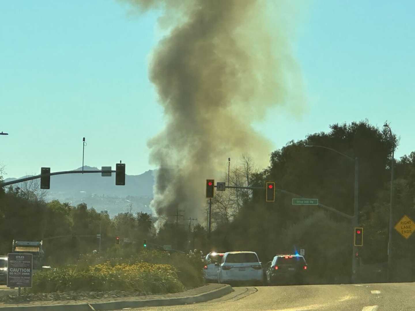 Fallbrook Vegetation Fire Camp Pendleton January 2025