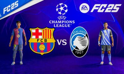 Fc Barcelona Vs Atalanta Bergamo Champions League Match