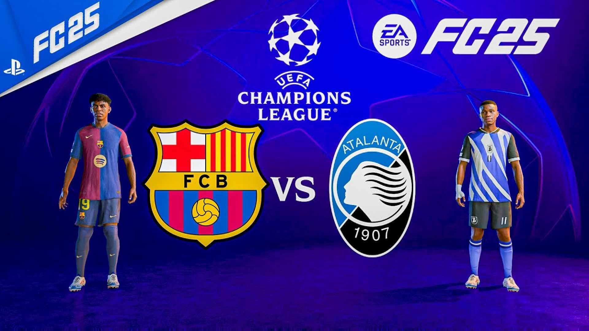 Fc Barcelona Vs Atalanta Bergamo Champions League Match