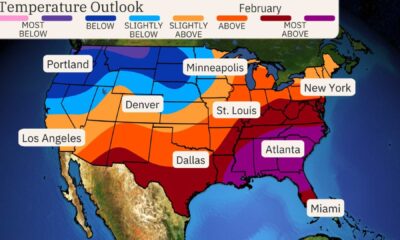 February 2025 Weather Forecast Map