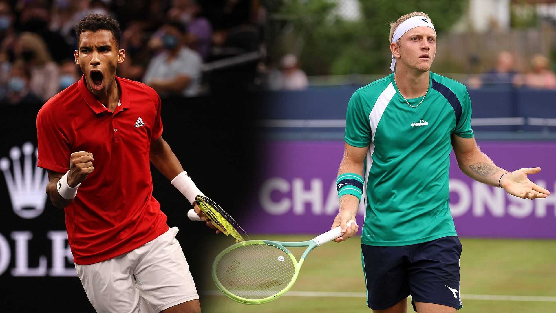 Felix Auger Aliassime Alejandro Davidovich Fokina Tennis Match