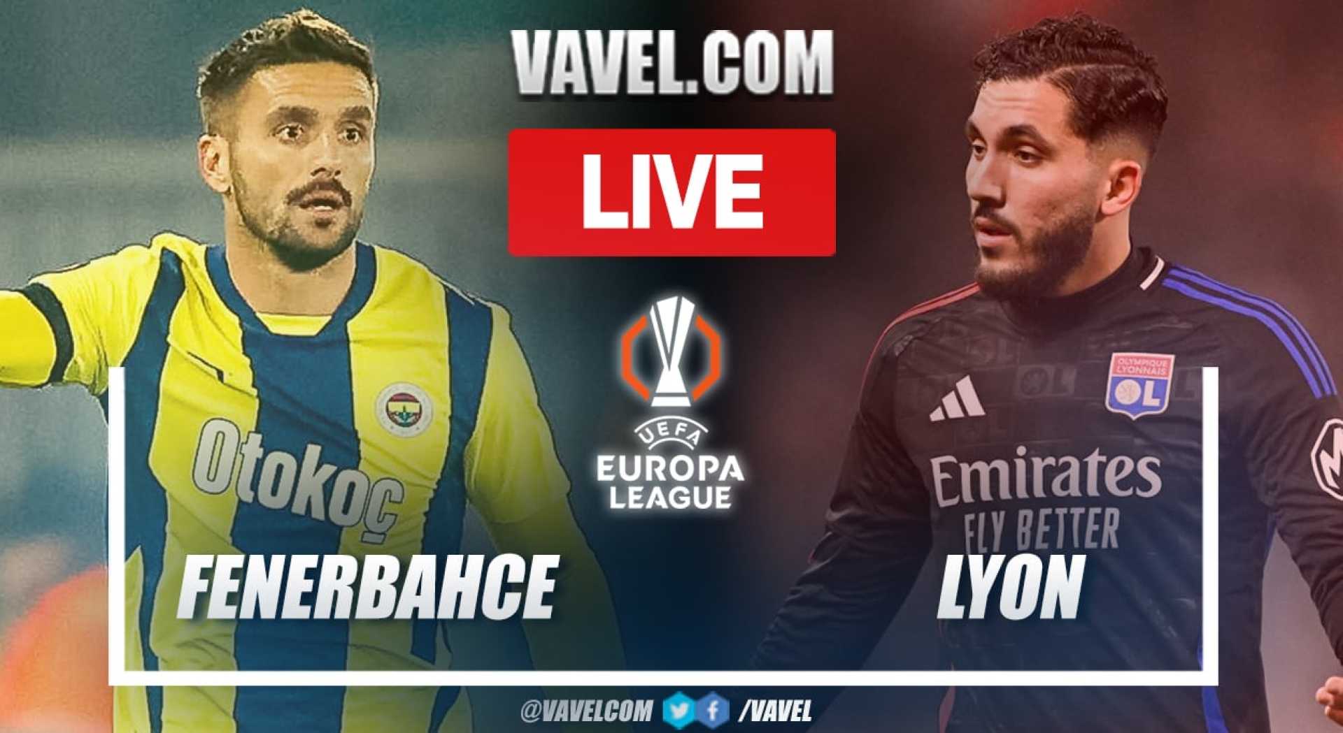 Fenerbahce Vs Lyon Europa League Match 2025