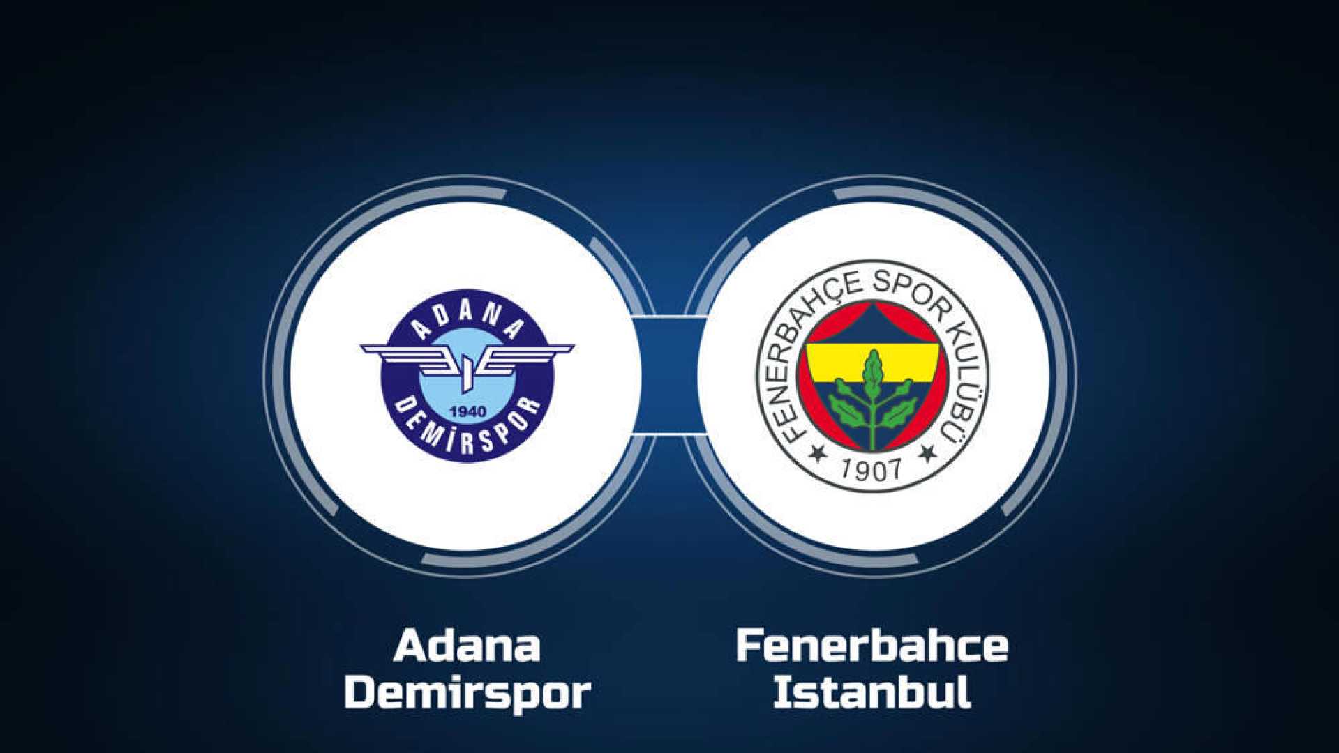 Fenerbahçe Vs Adana Demirspor 2025 Match