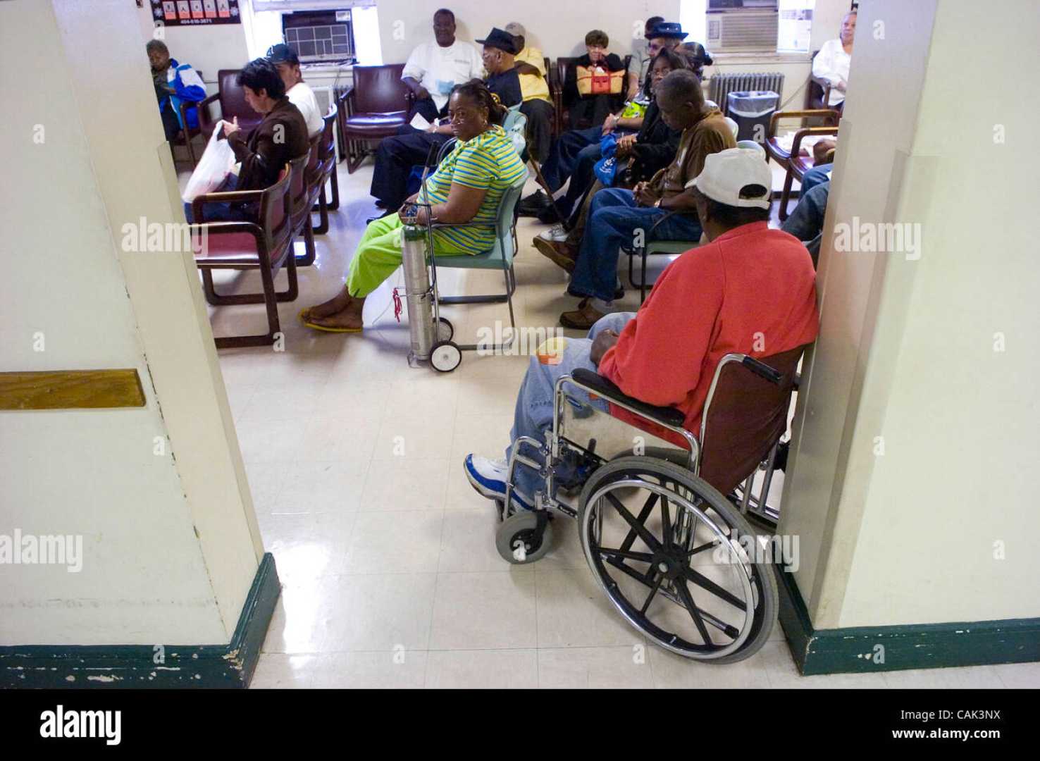 Flu Season Hospital Crowded Waiting Room