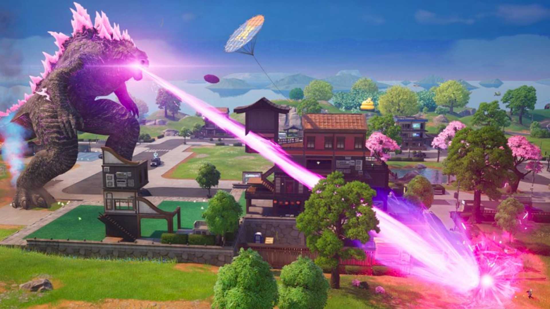 Fortnite Godzilla Event Gameplay Screenshot