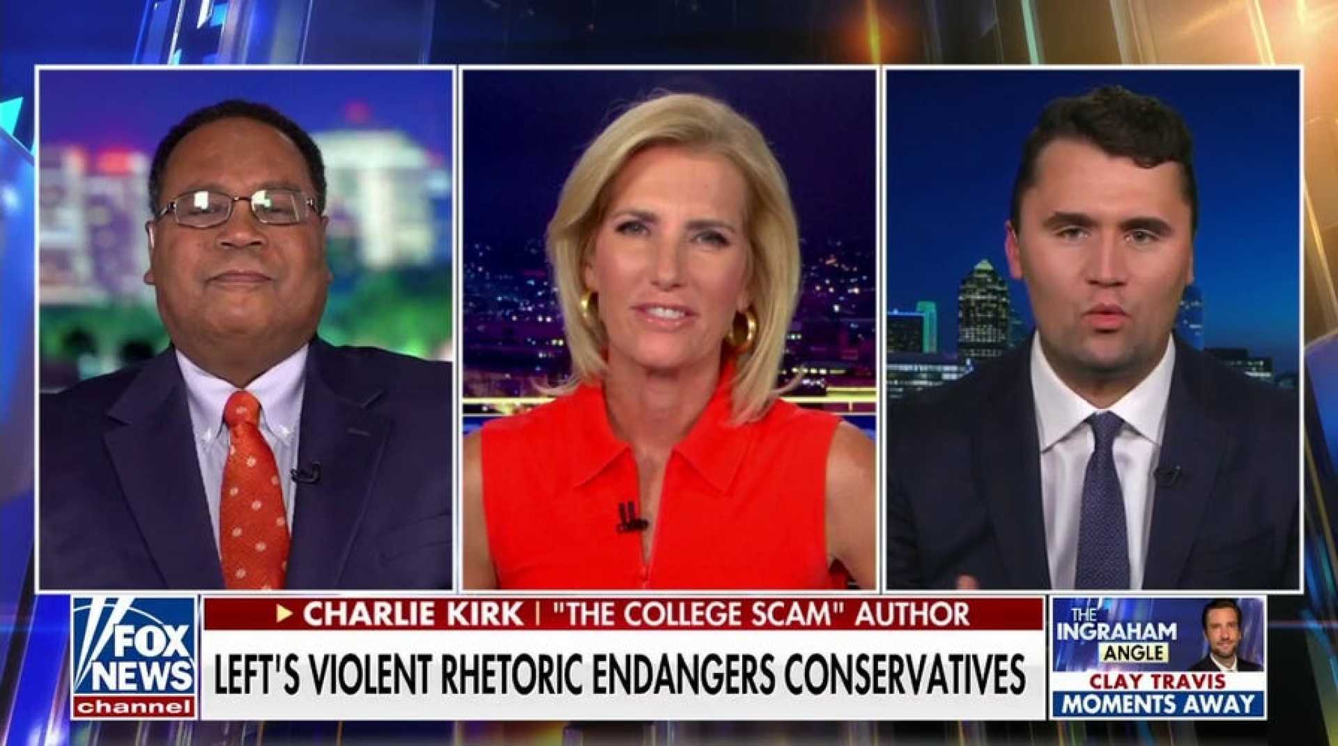 Fox News Laura Ingraham Charlie Kirk Hot Mic