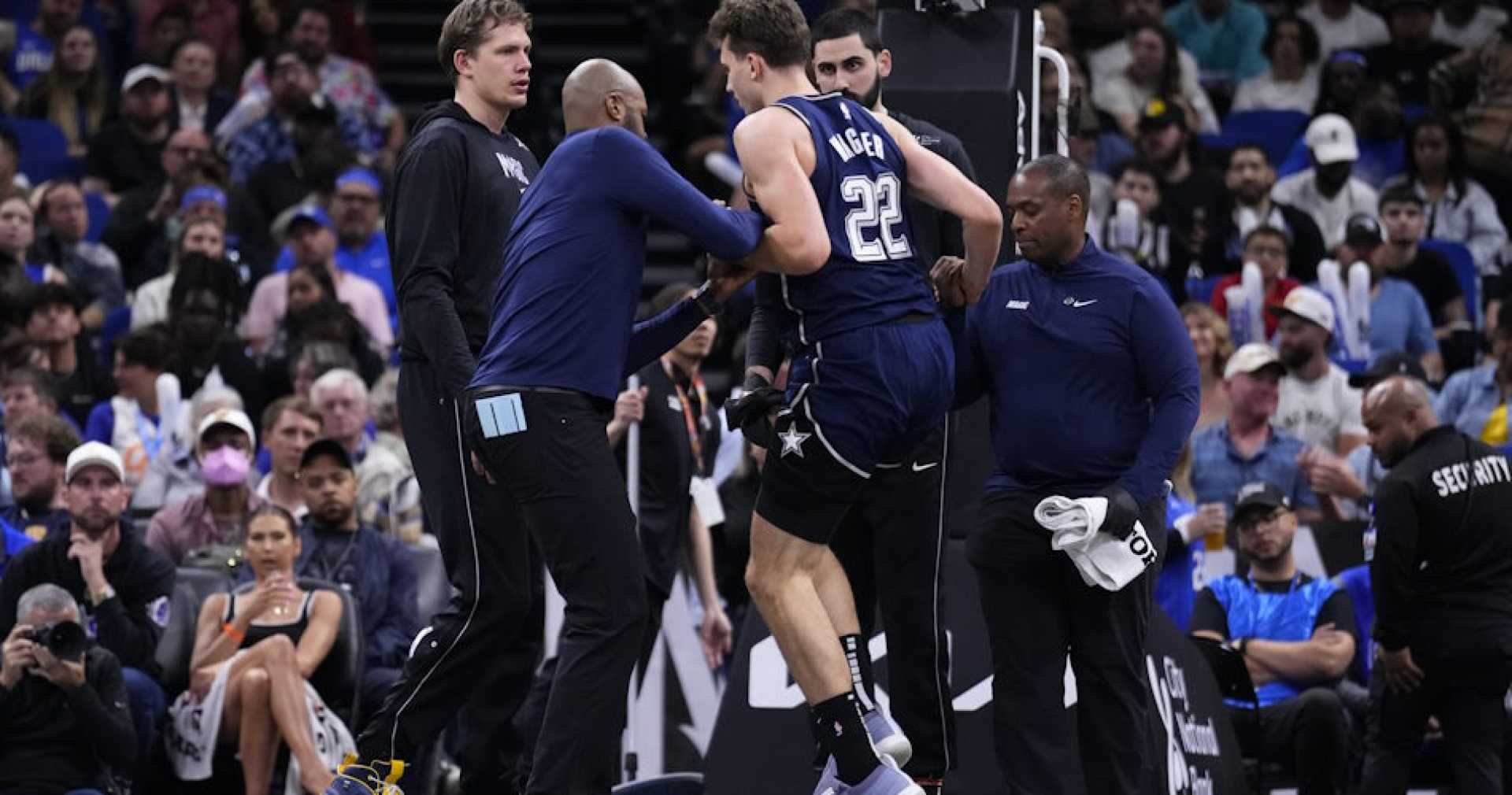 Franz Wagner Orlando Magic Basketball Injury