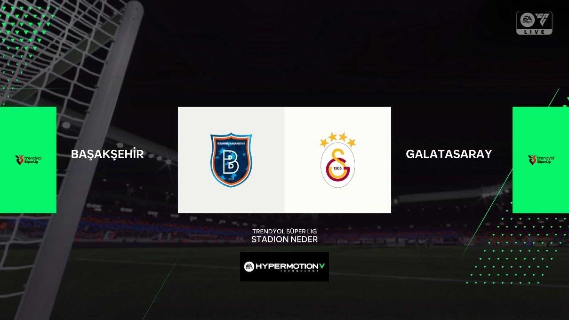 Galatasaray Başakşehir Süper Lig Match 2025