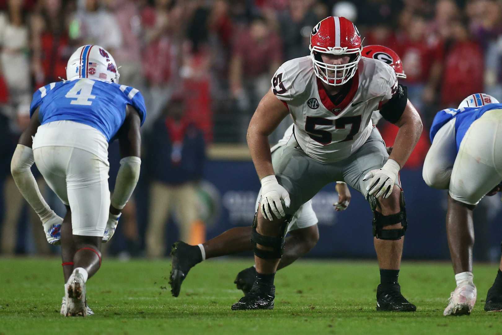 Georgia Bulldogs Offensive Tackle Monroe Freeling