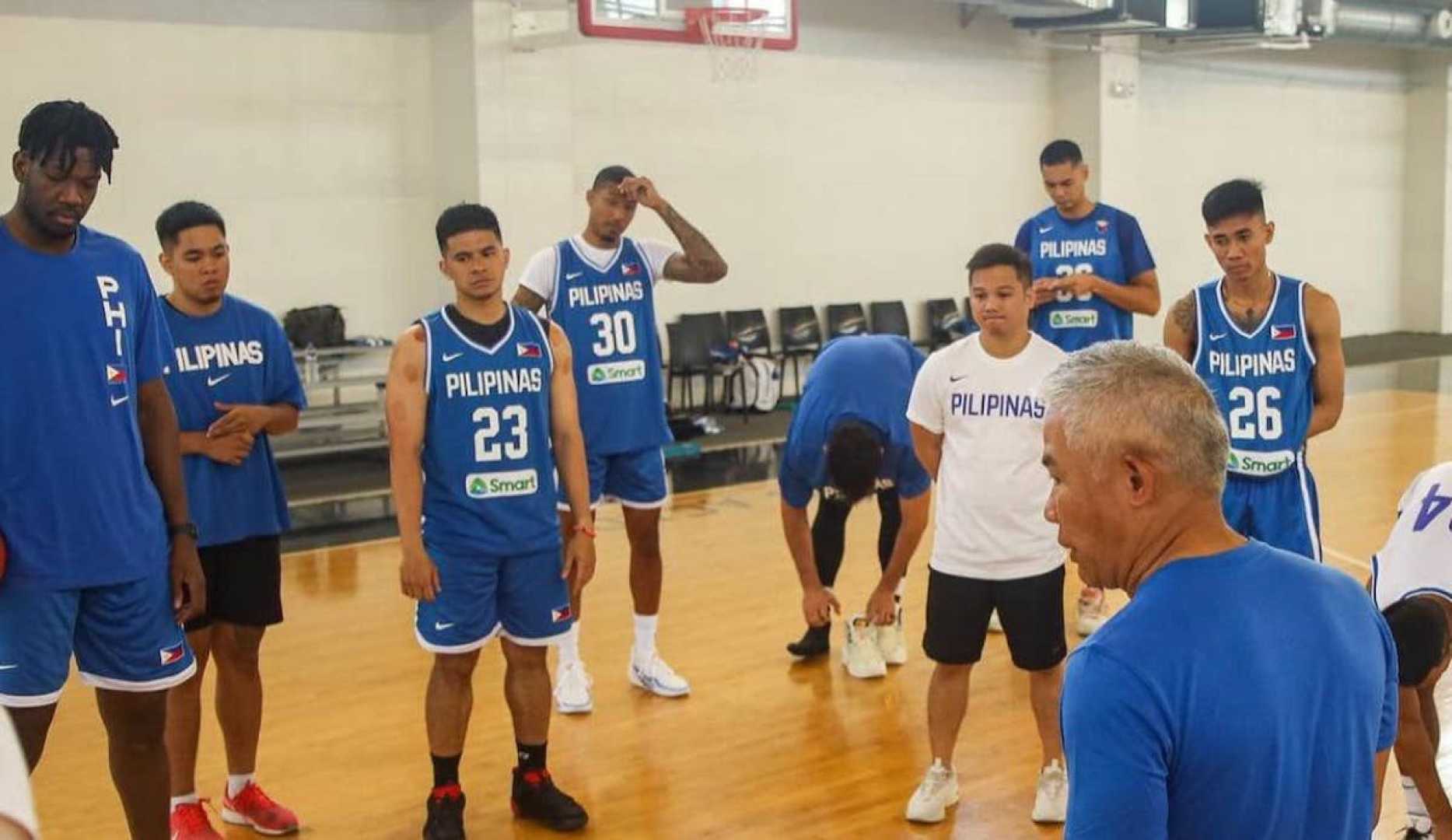 Gilas Pilipinas Basketball Team Training Camp