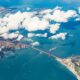 Golden Gate Bridge Aerial View From Airplane