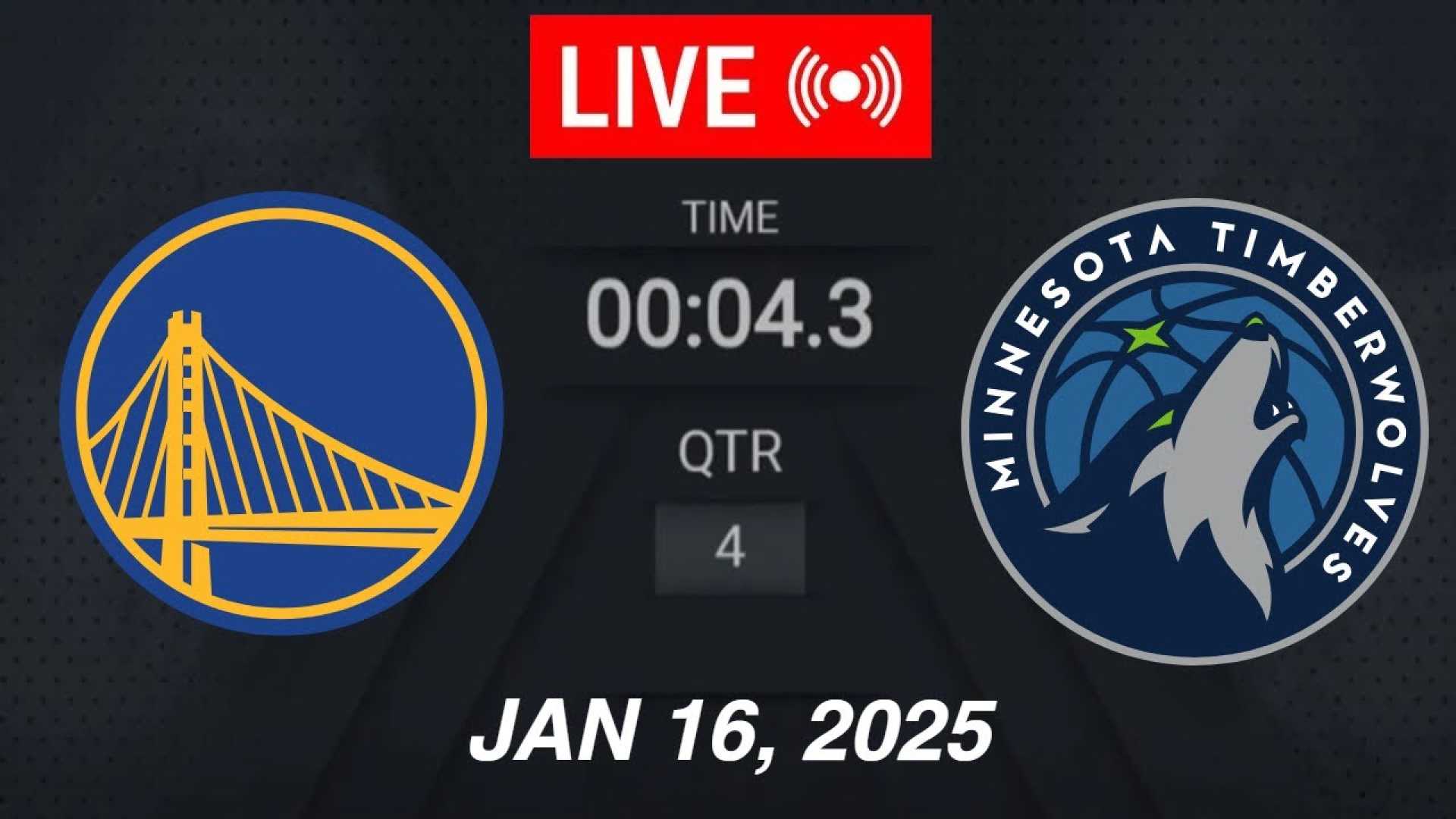 Golden State Warriors Vs Minnesota Timberwolves 2025