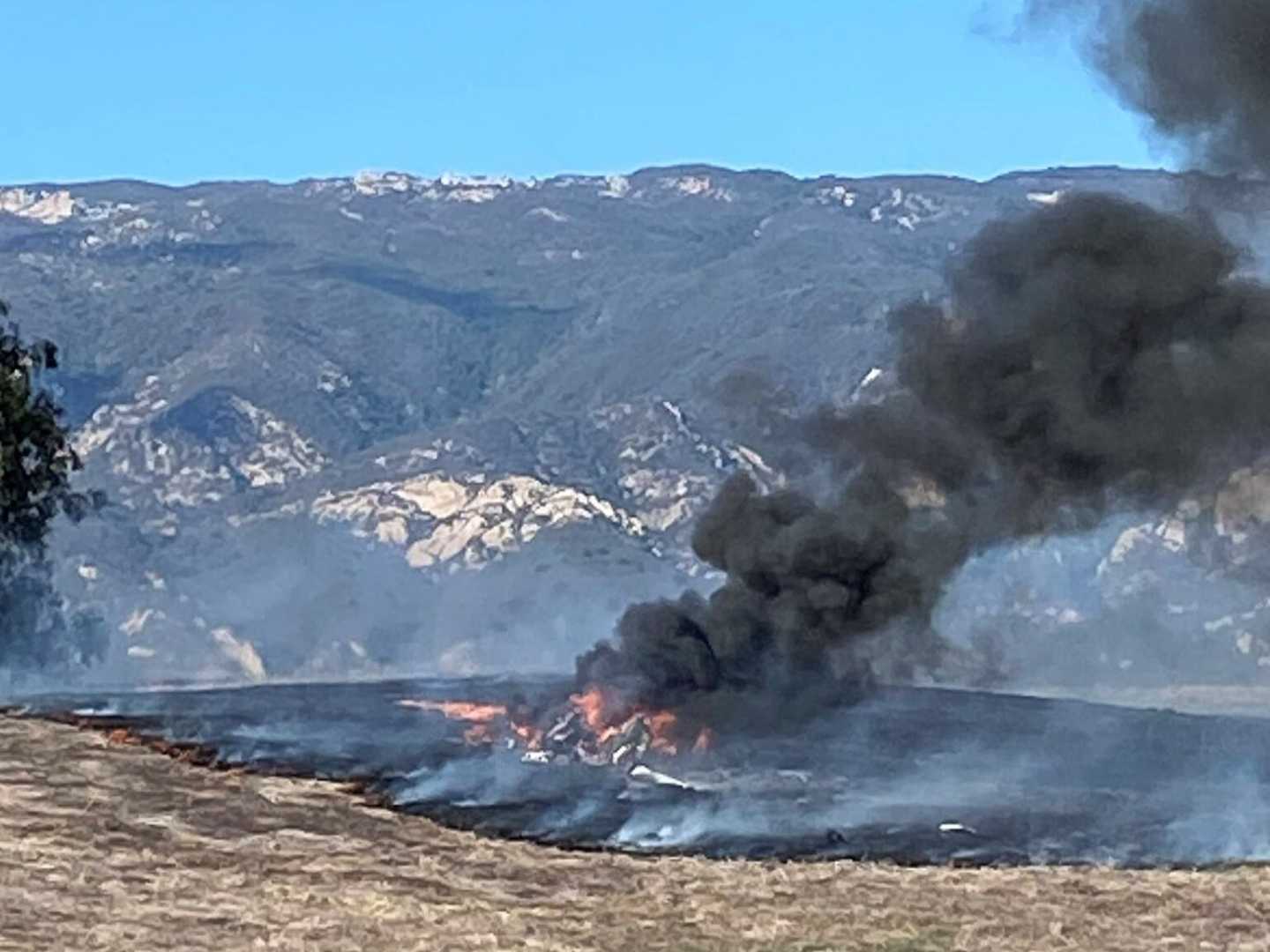 Goleta California Small Plane Crash Highway 101