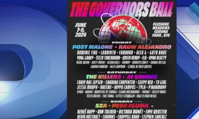 Governors Ball 2025 Lineup Poster Flushing Meadows