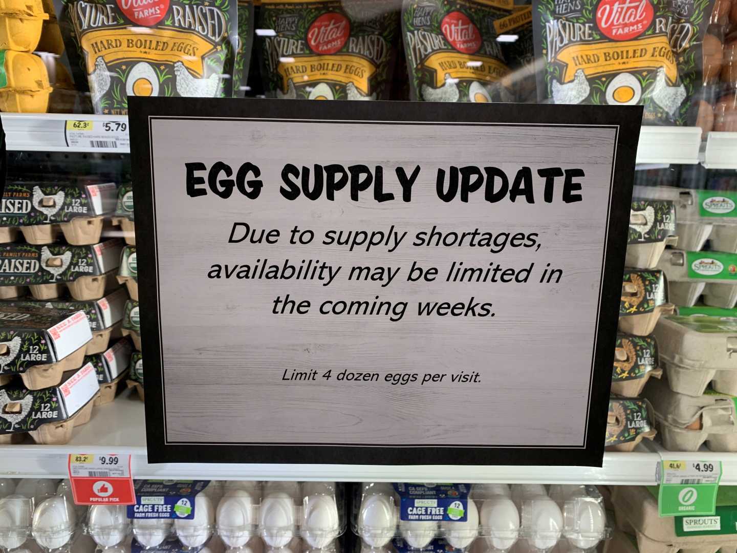 Grocery Store Egg Prices Bird Flu 2023