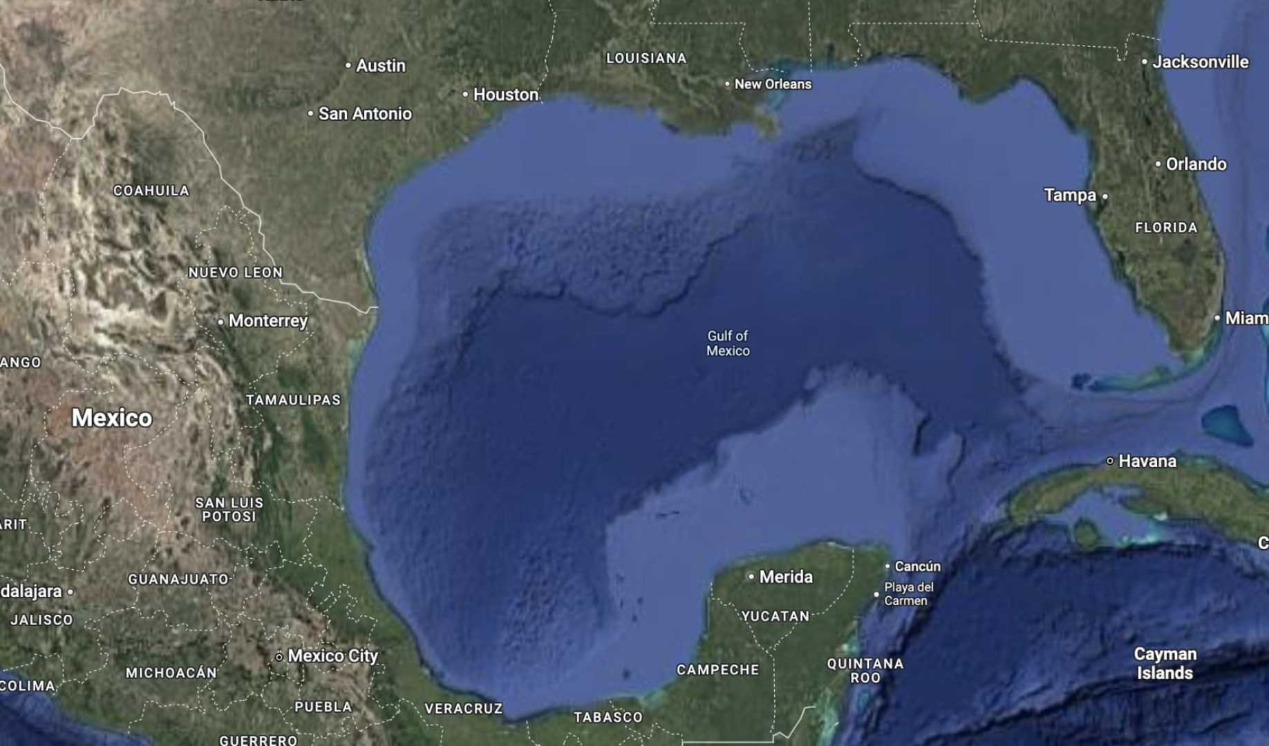 Gulf Of Mexico Map Google Maps