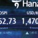 Hana Bank Dealing Room Seoul Kospi Won Dollar Exchange Rate 2025