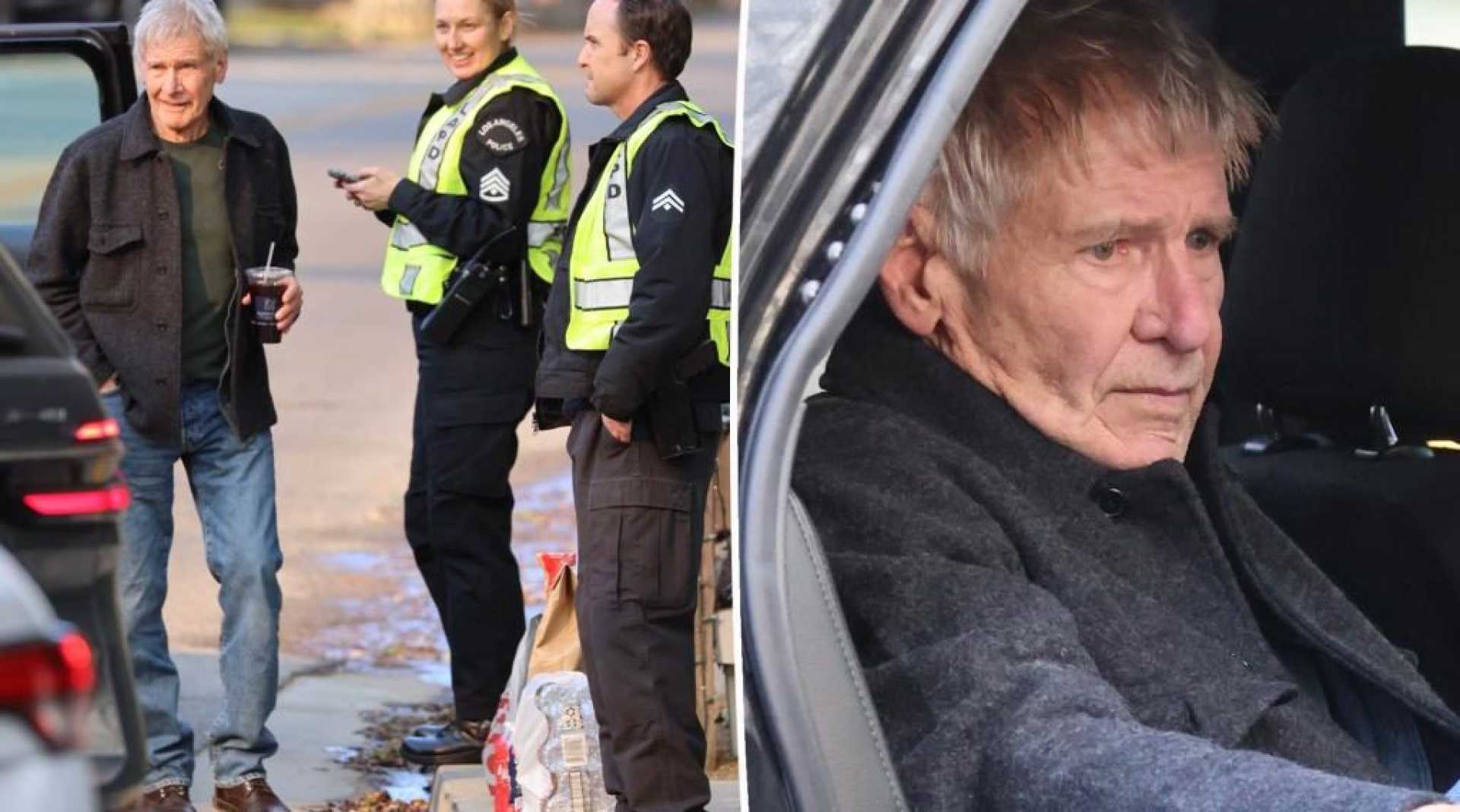 Harrison Ford Lapd Brentwood Wildfires 2023