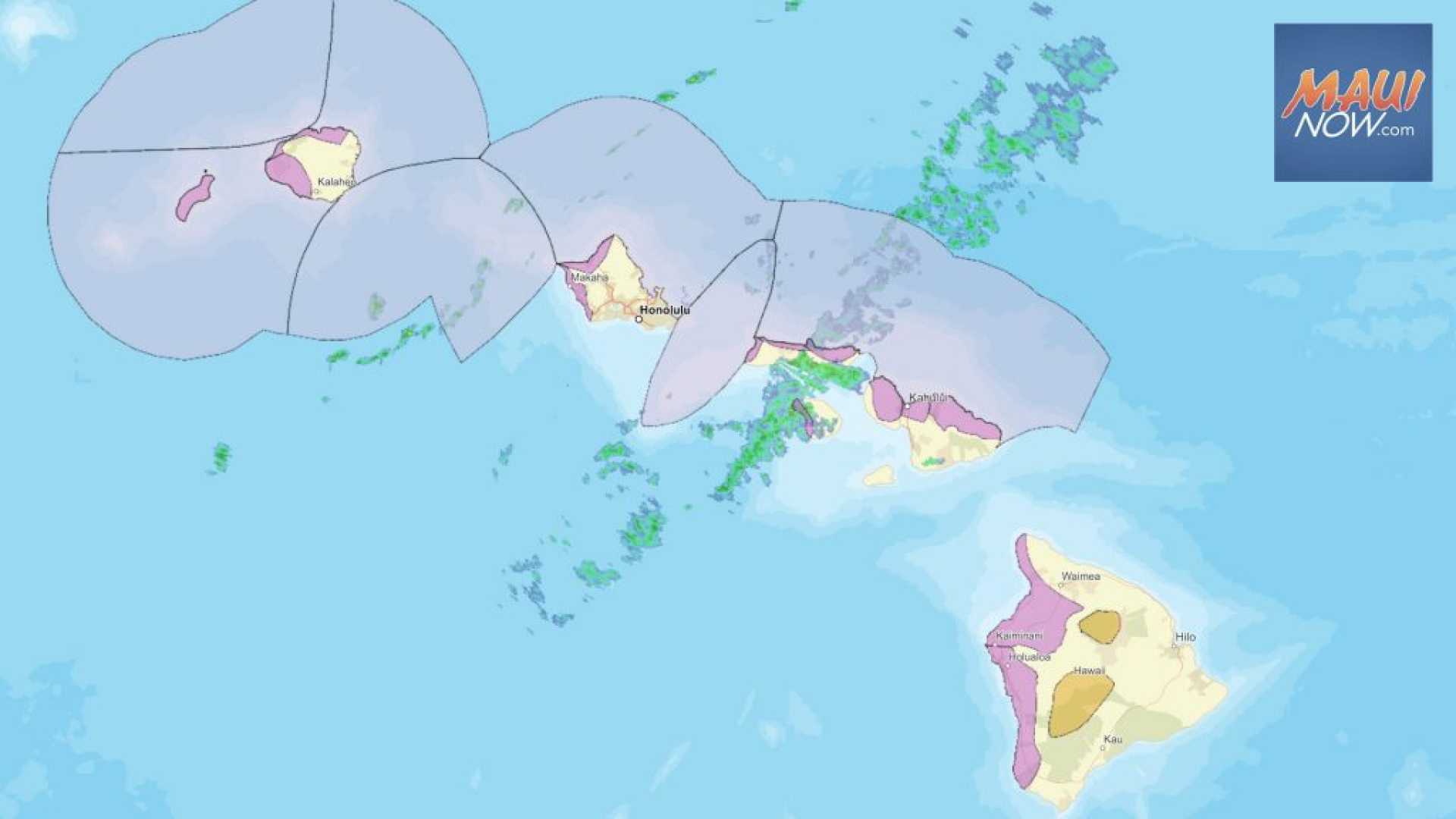 Hawaii Cold Front Weather Radar Map 2025