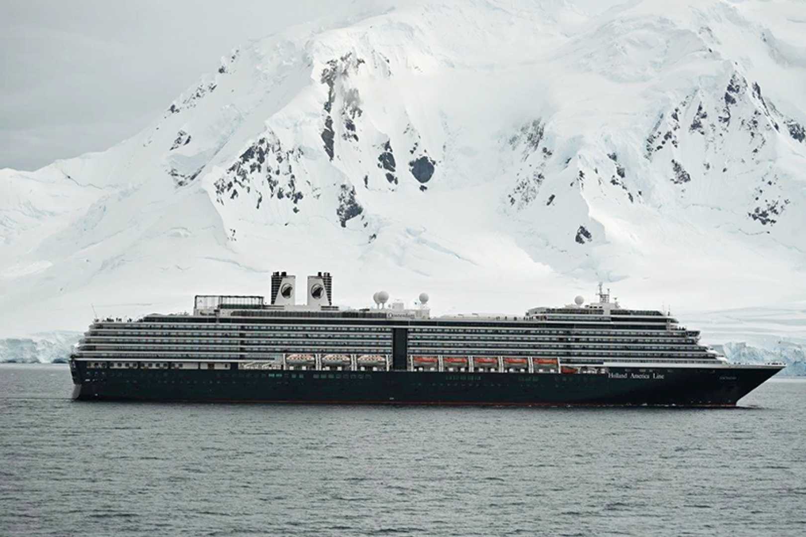 Holland America Line Oosterdam Ship In Chilean Fjords