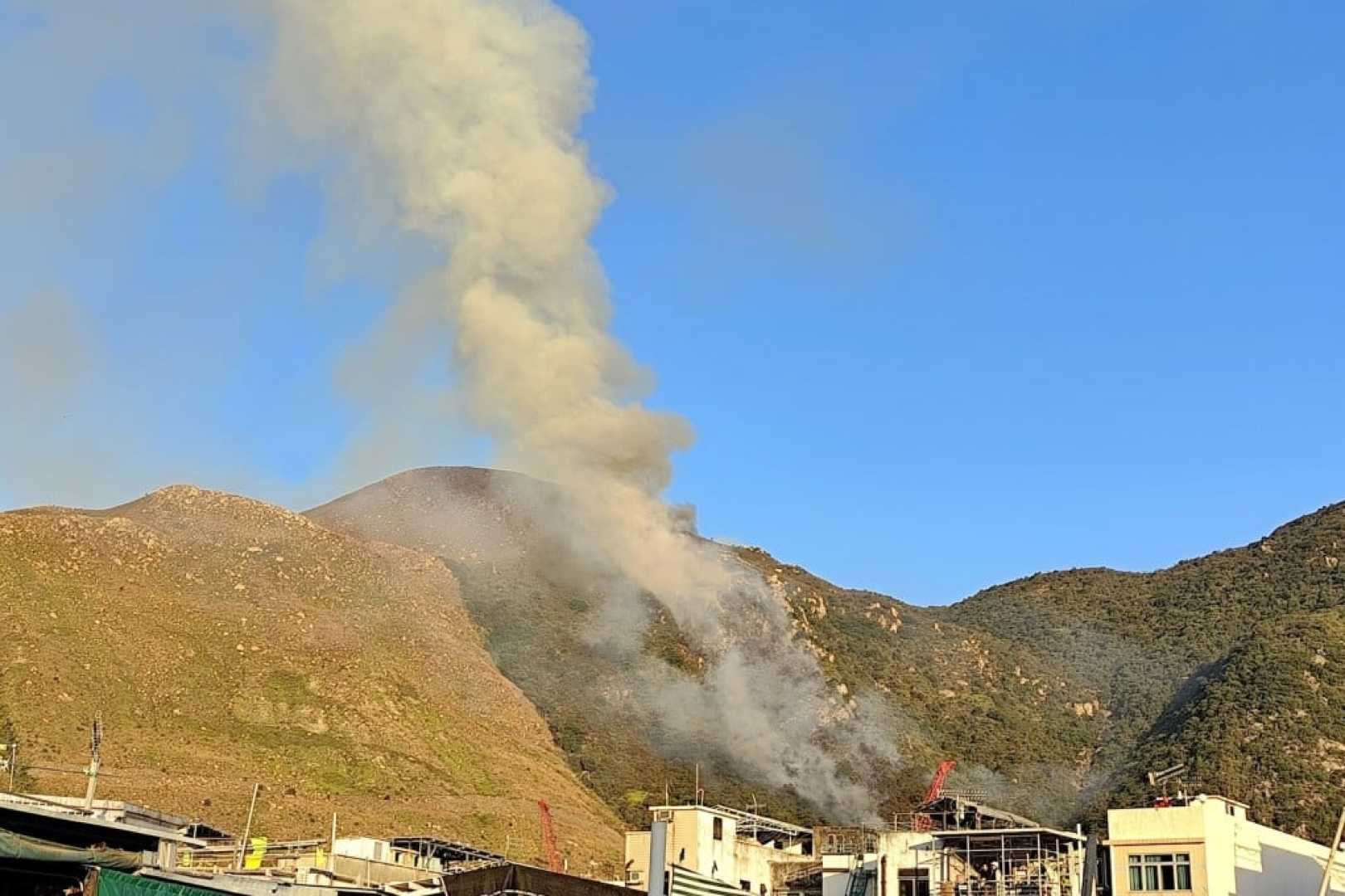 Hong Kong Lantau Island Hill Fire 2025