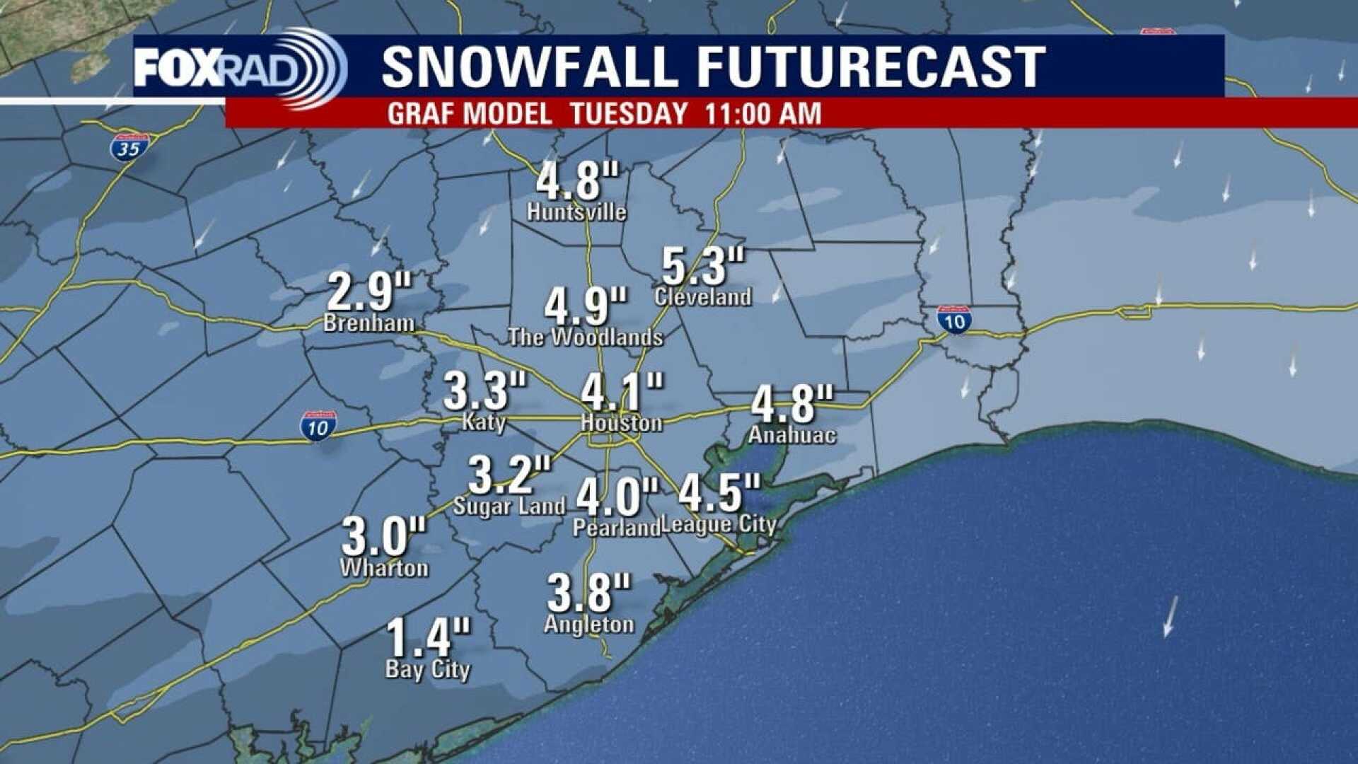 Houston Winter Storm Road Closures 2025