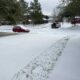 Houston Winter Storm Snow Covered Roads