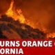 Hughes Wildfire Near Castaic Lake California 2025