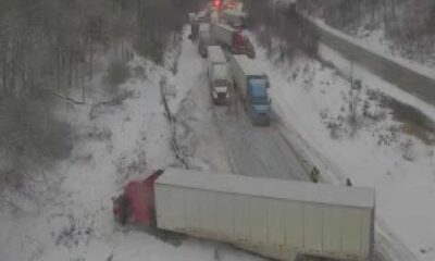 I 80 Mercer County Snow Crash Traffic