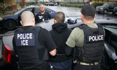 Ice Agents Conducting Immigration Enforcement Operation