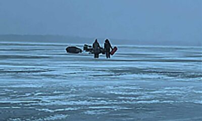 Ice Rescue Saginaw Bay Michigan 2025