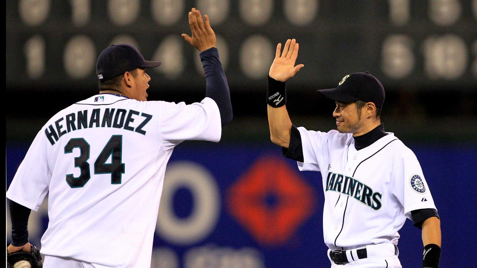 Ichiro Suzuki And Felix Hernandez Mariners Baseball