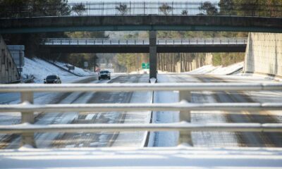 Icy Roads Fayetteville North Carolina