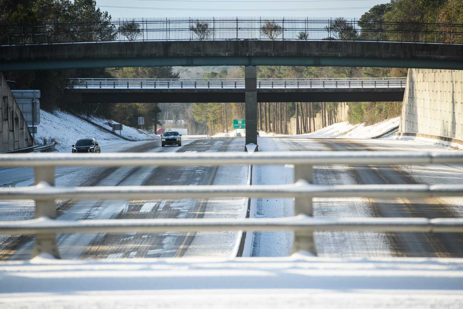 Icy Roads Fayetteville North Carolina