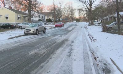 Icy Roads Guilford County North Carolina