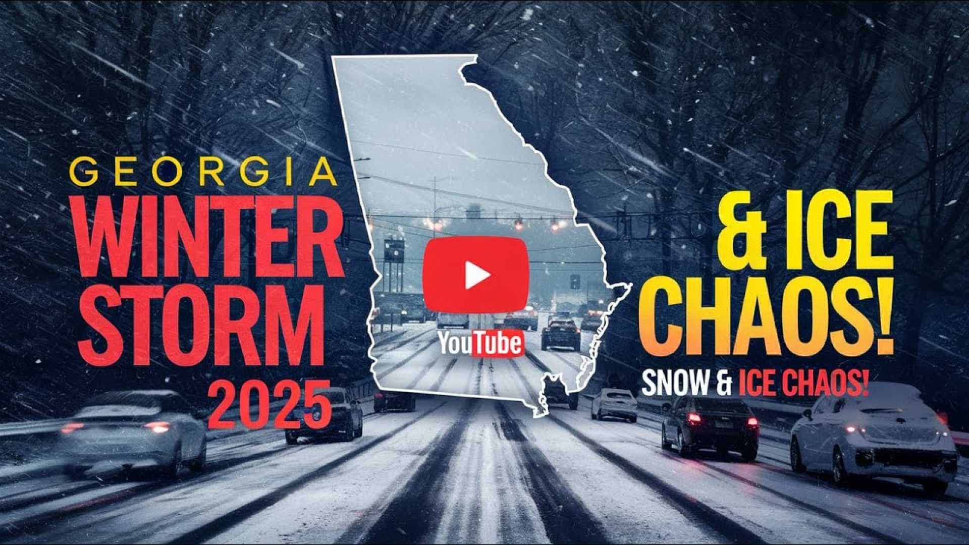 Icy Roads Metro Atlanta Winter Storm 2025