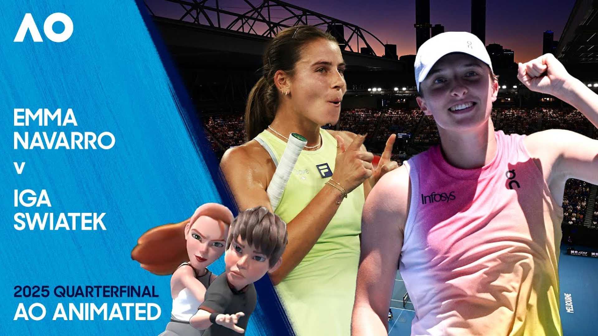 Iga Świątek Emma Navarro Australian Open 2025