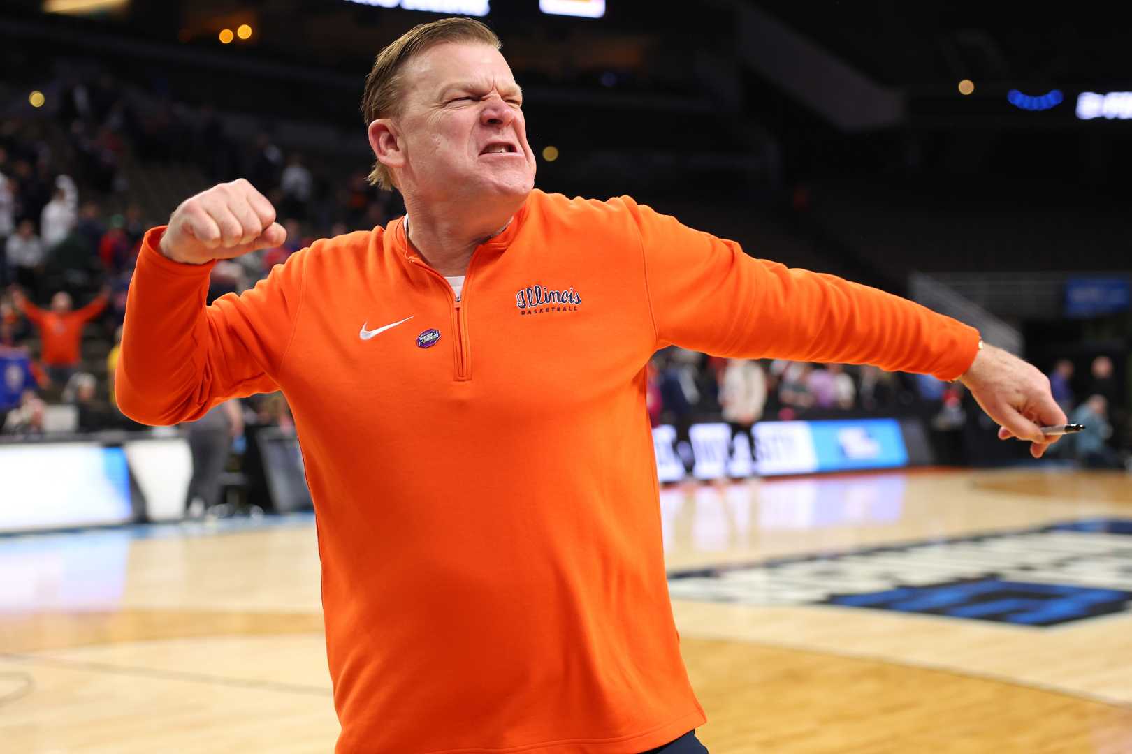 Illinois Basketball Coach Brad Underwood 2025