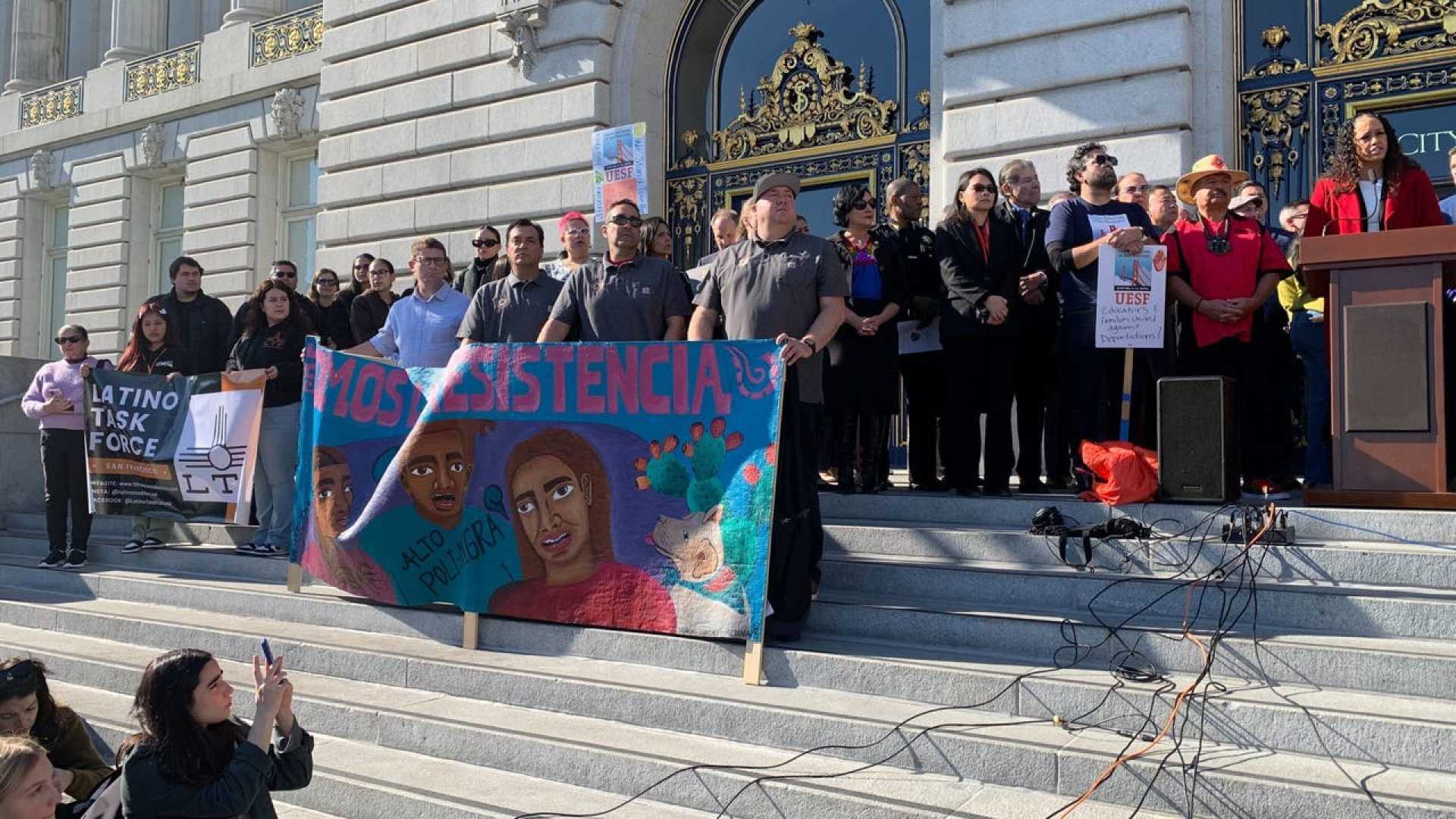 Immigrant Rights Protest San Francisco Ice