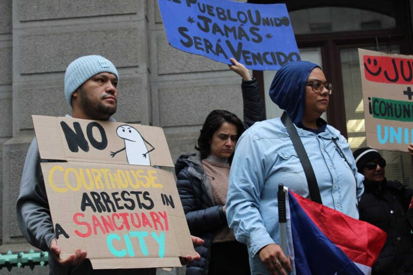 Immigration Protest Sanctuary City Rally