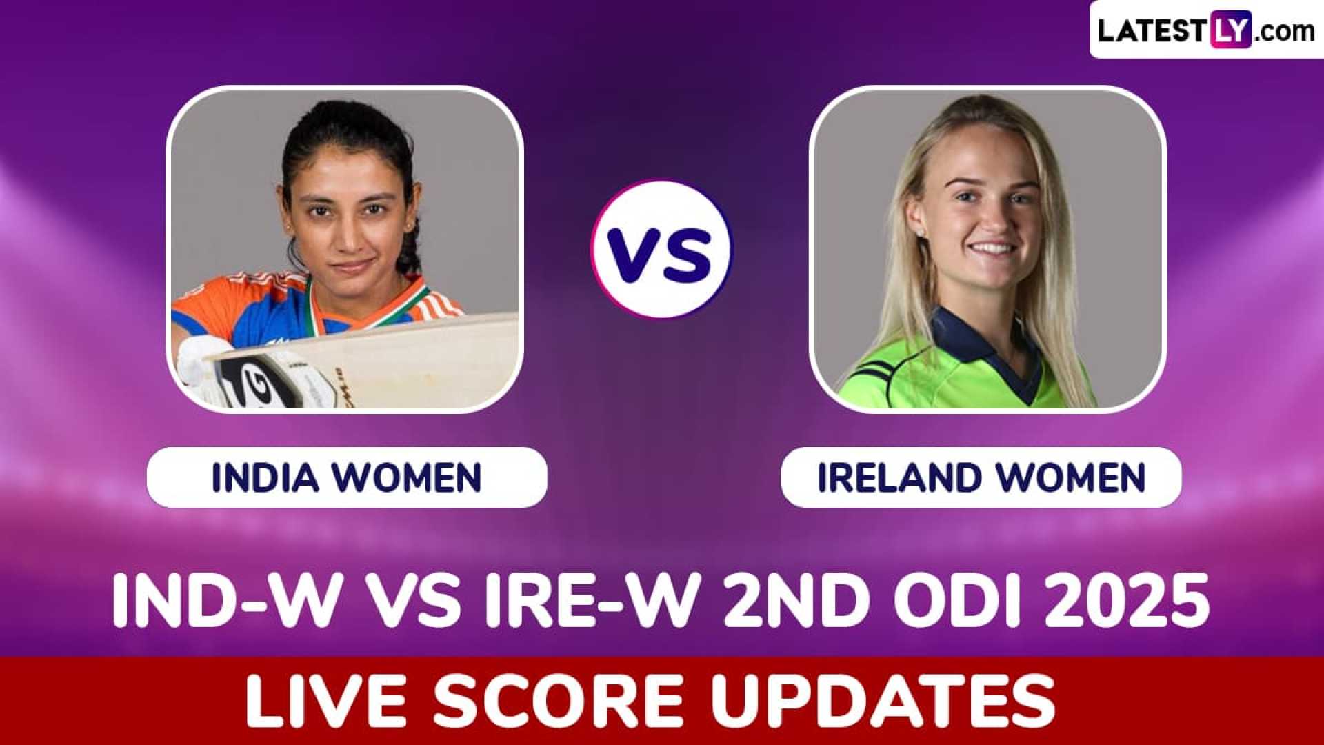 India Women Vs Ireland Women 2025 Odi Cricket Match