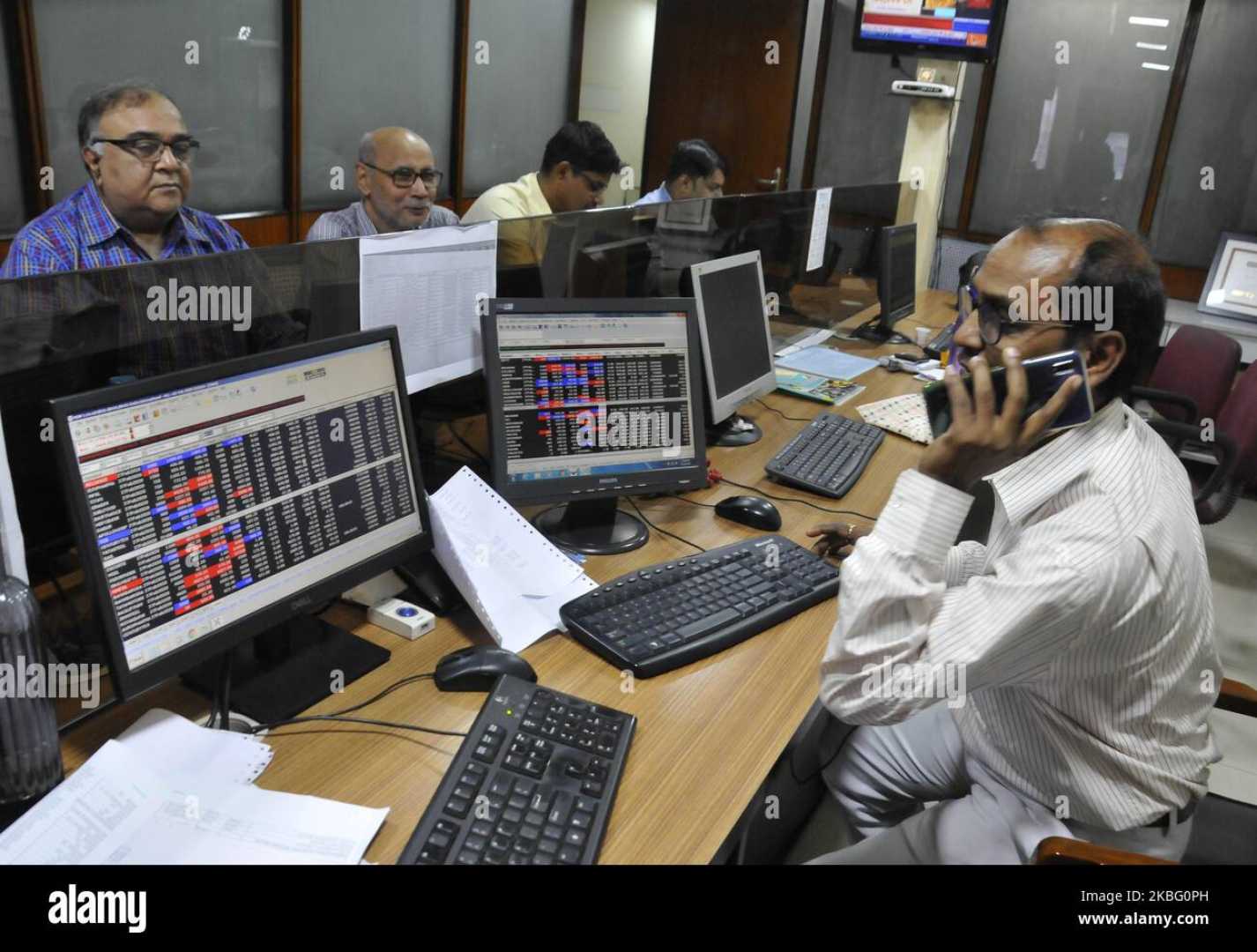 Indian Stock Market Trading Floor